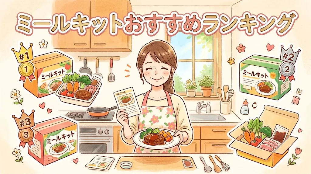 最新ミールキットおすすめランキング!本当に安くて美味しいサービスを徹底比較