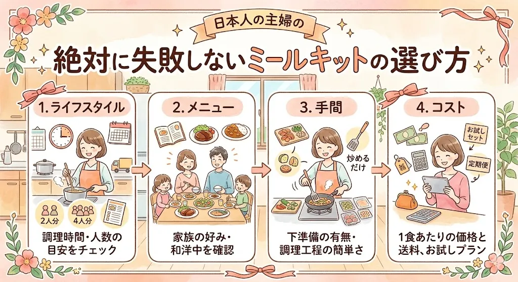 絶対に失敗しないミールキットの選び方