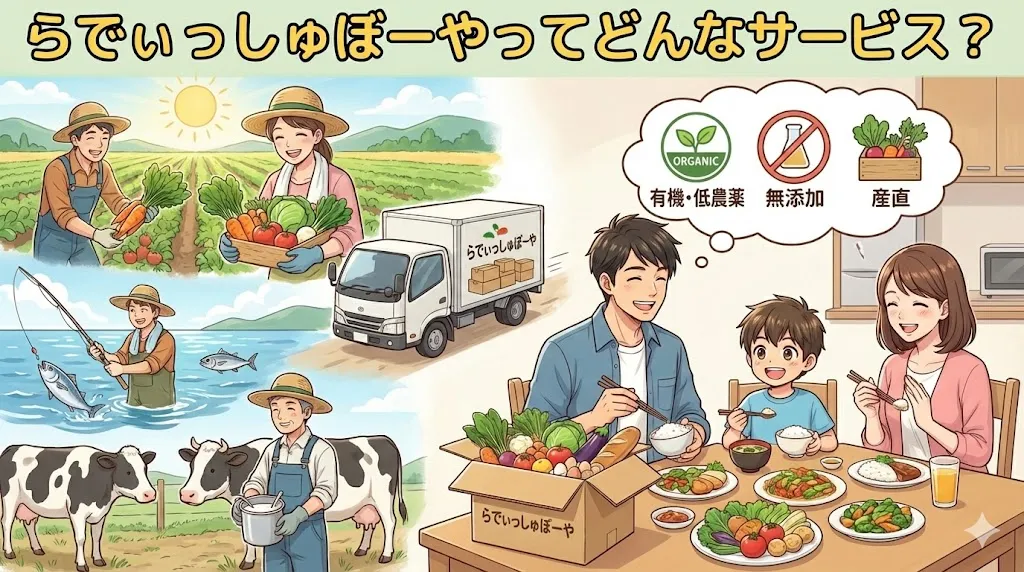 らでぃっしゅぼーやってどんなサービス？