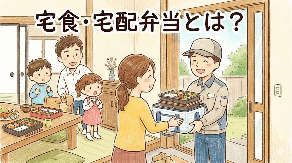 宅食・宅配弁当とは?