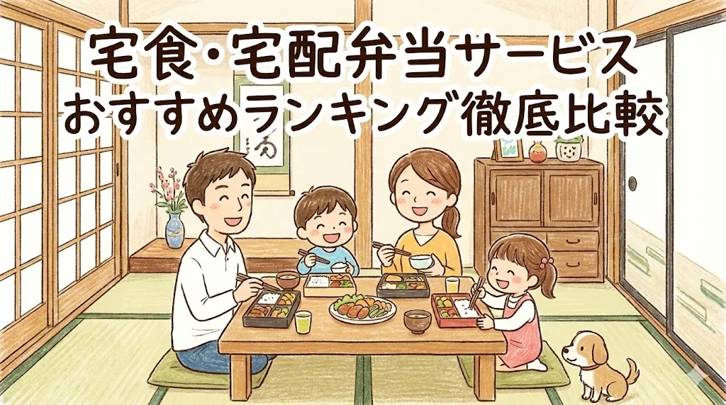 宅食・宅配弁当サービスおすすめランキング16社を徹底比較